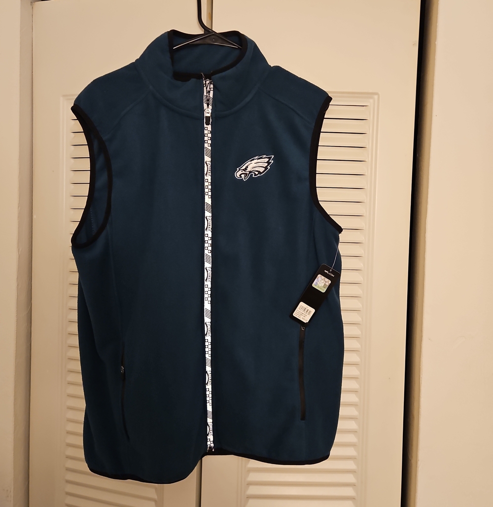 NFL Blue Zippered Team Vest